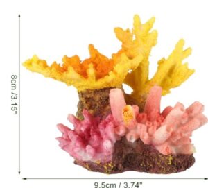 Adorno Tipo Arrecife 4 Corales Mediano De 10x8 Cm Peceras - Imagen 2