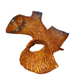 Adorno Tipo Tronco Mediano Parado 2 Huecos De 15 Cm Pecera