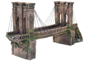 Adorno Pecera Acuario Penn-plax Puente Brooklyn Grande de Calidad - Imagen 4