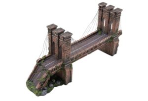 Adorno Pecera Acuario Penn-plax Puente Brooklyn Grande de Calidad - Imagen 5