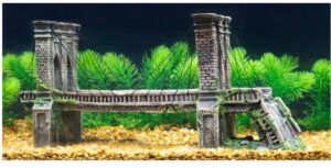 Adorno Pecera Acuario Penn-plax Puente Brooklyn Grande de Calidad - Imagen 6