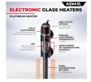 Calentador Termostato Aquael Platinum 50 W Peceras Hasta 65L - Imagen 8