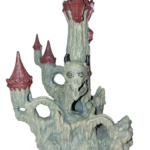 Adorno Aqua One Tipo Castillo Gargola Mediano 18x15 Cm Para Peceras