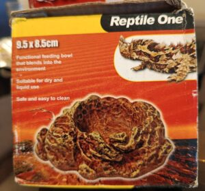 Comedero De Reptiles Reptile One Para Terrarios TAMAÑO CHICO