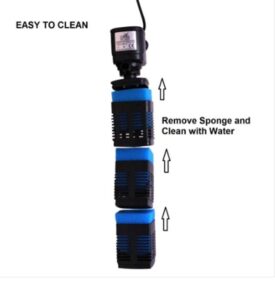 Filtro Para Acuario VS-1300F DE 1200 LT/H - FILTRO INTERNO TIPO BOTELLA - Imagen 3