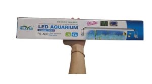 Lampara Led Pecera Acuario Huayao Hy-406 De 60 Cm Luz Azul - Imagen 3