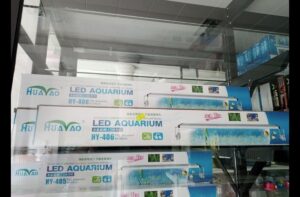 Lampara Led Pecera Acuario Huayao Hy-406 De 60 Cm Luz Azul - Imagen 2