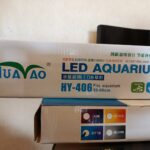 Lampara Led Pecera Acuario Huayao Hy-406 De 60 Cm Luz Azul