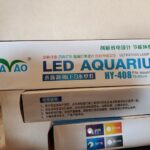 Lampara Led Pecera Acuario Huayao Hy-408 De 80 Cm Luz Azul