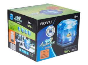 Mini Acuario Boyu Para Bettas O Peces Pequeños Con Luz Interior