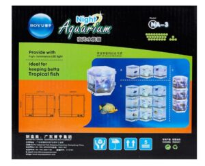 Mini Acuario Boyu Para Bettas O Peces Pequeños Con Luz Interior - Imagen 2