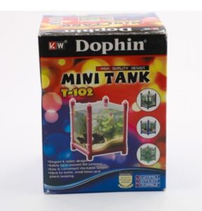 Mini Acuario Dophin T-102v D 1 Lt Para Peceras Acuarios
