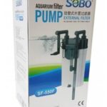 Filtro Pecera Acuario Mochila Externo Sobo Sf-550f 500 L/h