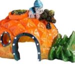 ADORNO ACUARIO IMPORTADO PINA GRANDE DE BOB ESPONJA MOD892A MED. DE 19 CM