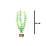 ADORNO IMPORTADO TIPO  PLANTA MOD. CZ-01 MED. DE 21 CM - Imagen 3