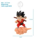 ADORNO IMPORTADO TIPO GOKU EN SU NUBE DE 6 CM - Imagen 2