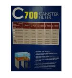 Canister Filtro Pecera Acuario Dolphin C-700 1500 L/h - Imagen 3