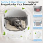 Caja De Arena Auto limpiante Para Gatos Con Control Inteligente Y Sensores De Seguridad - Imagen 3