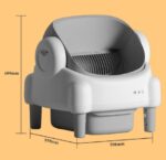 Caja De Arena Auto limpiante Para Gatos Con Control Inteligente Y Sensores De Seguridad - Imagen 2
