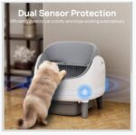 Caja De Arena Auto limpiante Para Gatos Con Control Inteligente Y Sensores De Seguridad - Imagen 7