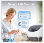 Caja De Arena Auto limpiante Para Gatos Con Control Inteligente Y Sensores De Seguridad - Imagen 6