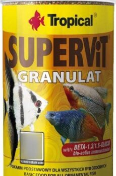 Tropical Supervit Alimento Granulado Pellets para Peces Ornamentales de 138 gr