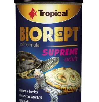Tropical Biorept Supreme Adult (Alimento premium para tortugas, gránulos medianos) - 250 ml ó 70 gr Pote Sellado