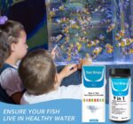 TEST DE TIRAS PARA ACUARIO DE 100 UND 9 en 1, CON TUBO ENSAYO PH_CU_CLORINE_NITRATE_CARBONATE_ALKALINITY_IRON_NITRITE_HARDENES - Imagen 7