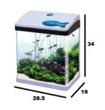 MINI ACUARIO CURVO MOD.T-720F DE 15L MARCA SOBO - Imagen 2