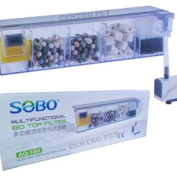 Filtro Tipo Mochila_Sump Sobo AQ-18H 6W de 500 l/h Para Pecera Y Acuario