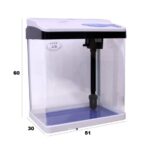 ACUARIO CURVO MOD. T-750F DE 75L SOBO CON SISTEMA DE FILTRACION TAPA Y LUZ - Imagen 3