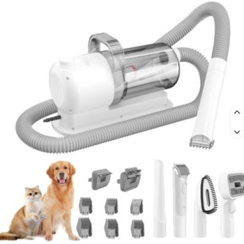 Kit De Aseo Completo Secadora Aspirador Para Mascotas 6 En 1