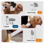 Kit De Aseo Completo Secadora Aspirador Para Mascotas 6 En 1 - Imagen 5