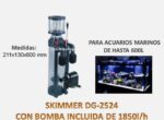 PROTEIN SKIMMER boyu dg-2524 1850l/h SEPARADOR UREA acuario MARINO HASTA 600L - Imagen 4