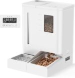 Comedero Automático Todo en Uno para Agua  y Comida para Perros y Gatos con Cámara Smart y Programación