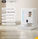 Comedero Automático Todo en Uno para Agua  y Comida para Perros y Gatos con Cámara Smart y Programación - Imagen 2