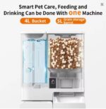 Comedero Automático Todo en Uno para Agua  y Comida para Perros y Gatos con Cámara Smart y Programación - Imagen 7