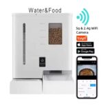 Comedero Automático Todo en Uno para Agua  y Comida para Perros y Gatos con Cámara Smart y Programación - Imagen 5